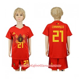 Maillot/Tenue Belgique Carrasco 21 Enfant Domicile Coupe du monde 2018